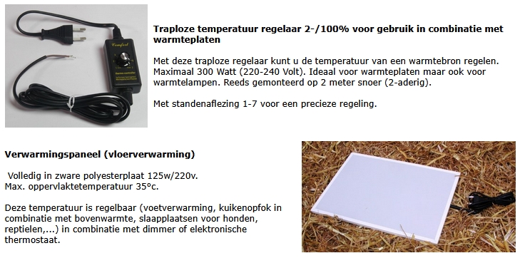 thermostaat werpkist